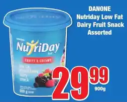 DANONE Nutriday Low Fat Dairy Fruit Snack Assorted