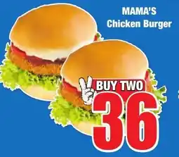 Boxer Superstores MAMA'S Chicken Burger offer