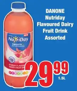 Boxer Superstores DANONE Nutriday Flavoured Dairy Fruit Drink Assorted offer
