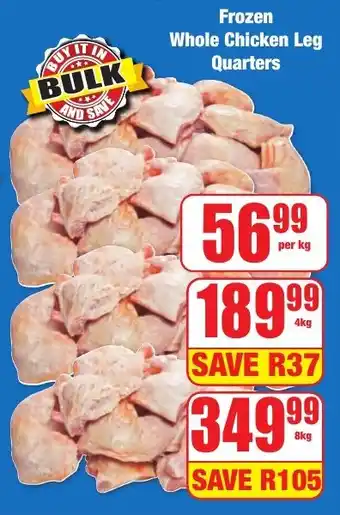 Boxer Superstores Frozen Whole Chicken Leg Quarters offer