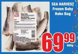 Boxer Superstores SEA HARVEST Frozen Baby Hake Bag offer