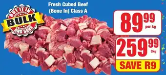 Boxer Superstores Fresh Cubed Beef (Bone In) Class A offer