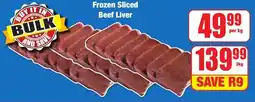 Boxer Superstores Frozen Sliced Beef Liver offer