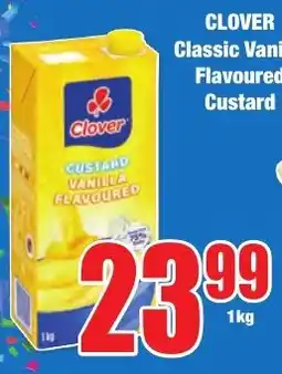 Boxer Superstores CLOVER Classic Vanilla Flavoured Custard offer