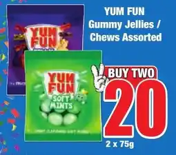 Boxer Superstores YUM FUN Gummy Jellies/ Chews Assorted offer