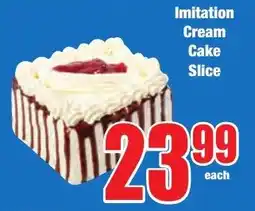 Boxer Superstores Imitation Cream Cake Slice offer