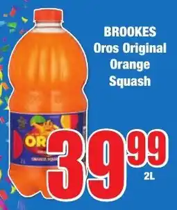 Boxer Superstores BROOKES Oros Original Orange Squash offer