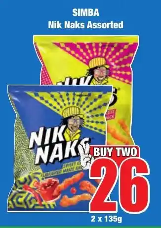 Boxer Superstores SIMBA Nik Naks Assorted offer