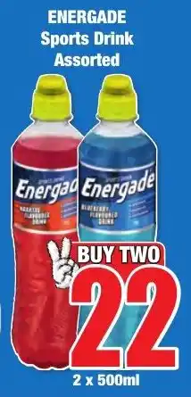 Boxer Superstores ENERGADE Sports Drink Assorted offer