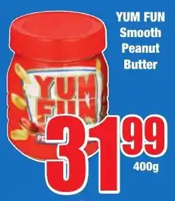 YUM FUN Smooth Peanut Butter