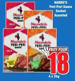 Boxer Superstores NANDO'S Peri-Peri Sauce Sachet Assorted offer