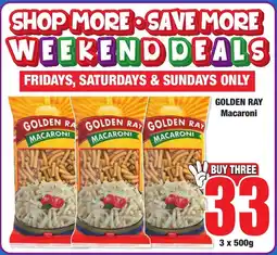 Boxer Superstores GOLDEN RAY Macaroni offer