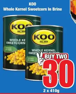 KOO Whole Kernel Sweetcorn In Brine