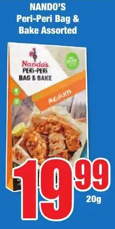 NANDO'S Peri-Peri Bag & Bake Assorted