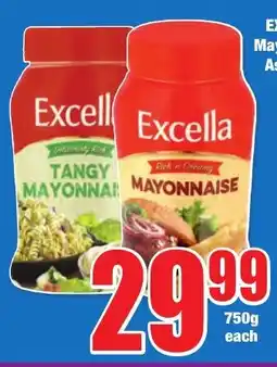 Boxer Superstores EXCELLA Mayonnaise Assorted offer