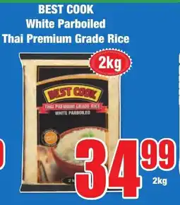 Boxer Superstores BEST COOK White Parboiled Thai Premium Grade Rice offer
