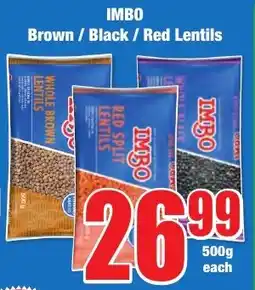 Boxer Superstores IMBO Brown/ Black/ Red Lentils offer