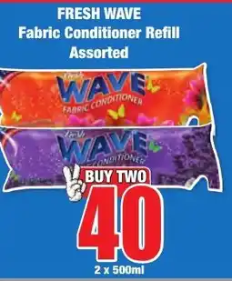 Boxer Superstores FRESH WAVE Fabric Conditioner Refill Assorted offer