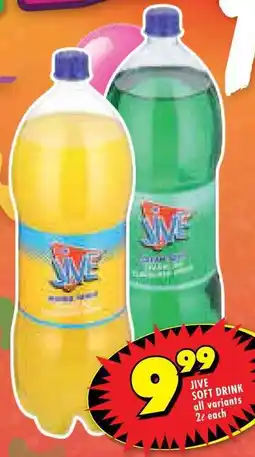 Shoprite JIVE SOFT DRINK all variants 2L each offer