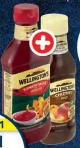 Pick n Pay Wellington's Tomato Sauce or New Recipe 700ml and Chutney Assorted 450g offer