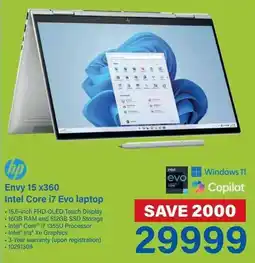 Incredible Connection HP Envy 15 x360 Intel Core i7 Evo laptop offer
