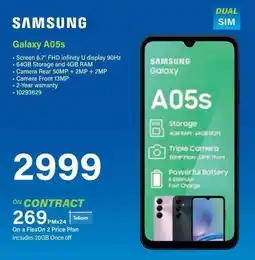 Incredible Connection SAMSUNG Galaxy A05s offer