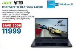 Incredible Connection Acer Intel Core i5 RTX 2050 Laptop offer