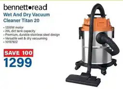 Incredible Connection Wet And Dry Vacuum Cleaner Titan 20 offer