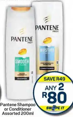 Pick n Pay Hypermarket Pantene Shampoo or Conditioner Assorted 200ml offer