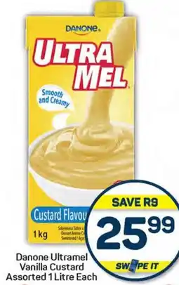 Pick n Pay Hypermarket Danone Ultramel Vanilla Custard Assorted 1 Litre Each offer