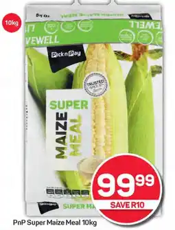 Pick n Pay Hypermarket PnP Super Maize Meal 10kg offer
