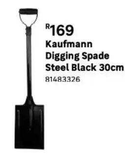 Leroy Merlin Kaufmann - digging spade steel black 30cm offer