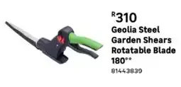 Leroy Merlin Geolia - steel garden shears rotatable blade 180°° offer