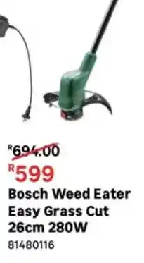 Leroy Merlin Bosch - weed eater easy grass cut 26cm 280w offer