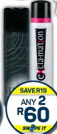 Lentheric Perfumed Body Spray Assorted 90/120ml