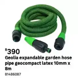 Leroy Merlin Geolia - expandable garden hose pipe geocompact latex 10mm x 8m offer