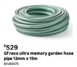 Gf - reco ultra memory garden hose pipe 12mm x 15m