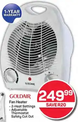 Pick n Pay Hypermarket GOLDAIR Fan Heater offer