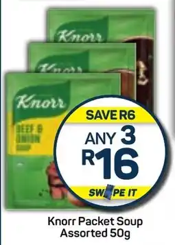 Pick n Pay Knorr Packet Soup Assorted 50g offer