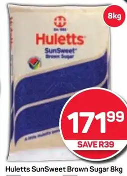 Pick n Pay Huletts SunSweet Brown Sugar 8kg offer