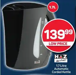 Pick n Pay 1.7 Litre Automatic Corded Kettle offer
