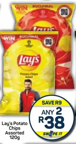 Pick n Pay Lay's Potato Chips Assorted 120g offer