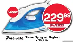 Pick n Pay Pineware Steam, Spray and Dry Iron offer