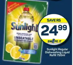 Pick n Pay Sunlight Regular Dishwashing Liquid Refill 750ml offer