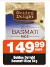Check Star Golden Delight Basmati Rice 5kg offer
