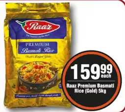 Check Star Raaz Premium Basmati Rice (Gold) 5kg offer