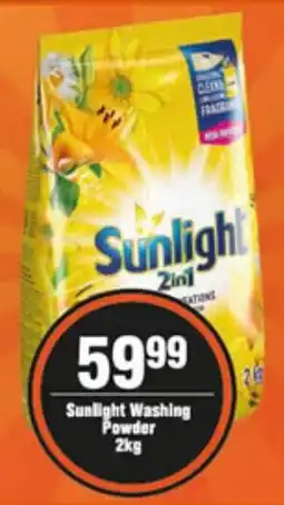 Check Star Sunlight Washing Powder 2kg offer