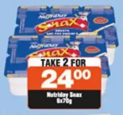 Check Star Nutriday Snax 6x70g offer