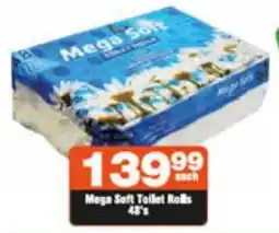 Check Star Mega Soft Toilet Rolls 48's offer