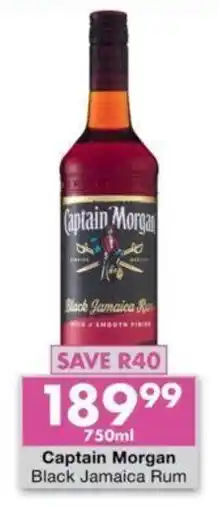 President Hyper Captain Morgan Black Jamaica Rum offer